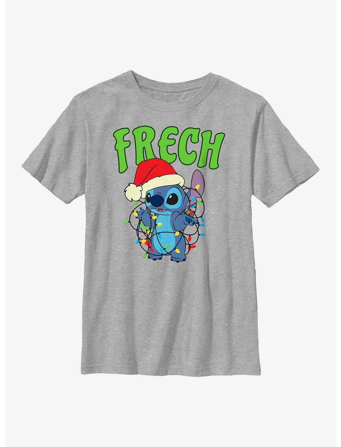 Disney Lilo & Stitch Frech Naughty in German Youth T-Shirt, ATH HTR, hi-res