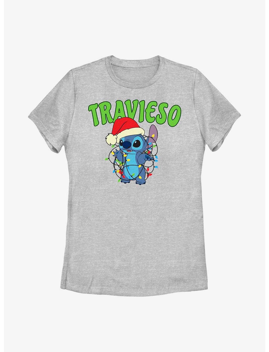 Disney Lilo & Stitch Travieso Naughty in Spanish Womens T-Shirt, ATH HTR, hi-res