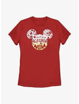 Disney Mickey Mouse Alegria Joy in Spanish Ears Womens T-Shirt, , hi-res