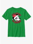 Disney Mickey Mouse Felices Fiestas Happy Holidays in Spanish Youth T-Shirt, KELLY, hi-res