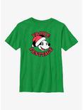 Disney Mickey Mouse Frohe Festtage Happy Holidays in German Youth T-Shirt, KELLY, hi-res