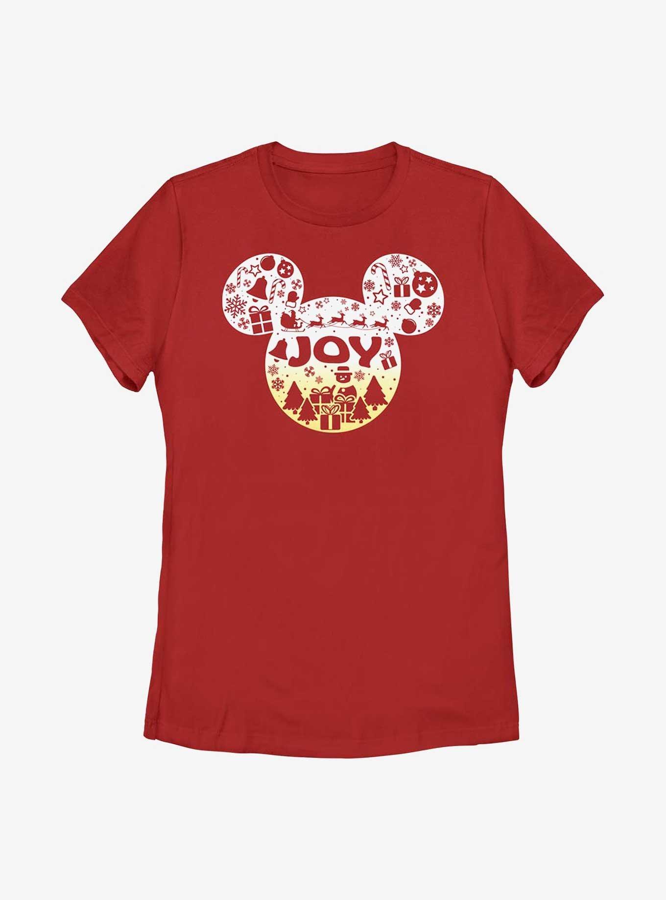 Disney Mickey Mouse Joy Ears Womens T-Shirt, RED, hi-res