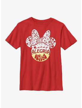 Disney Minnie Mouse Alegria Joy in Spanish Ears Youth T-Shirt, , hi-res