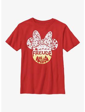 Disney Minnie Mouse Freude Joy in German Ears Youth T-Shirt, , hi-res
