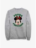 Disney Minnie Mouse Frohe Festtage Happy Holidays in German Sweatshirt, ATH HTR, hi-res
