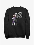 Disney The Nightmare Before Christmas Her Jack Sweatshirt, BLACK, hi-res
