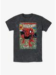 Marvel Spider-Man Legend of Arachknight Mineral Wash T-Shirt, BLACK, hi-res
