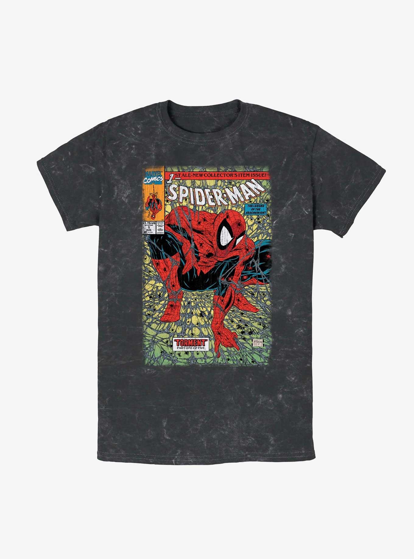 Marvel Spider-Man Legend of Arachknight Mineral Wash T-Shirt, , hi-res