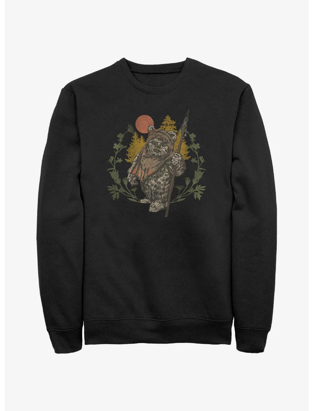 Star Wars Ewok Sunset Sweatshirt, BLACK, hi-res