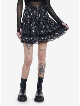 The Nightmare Before Christmas Tiered Skirt, , hi-res