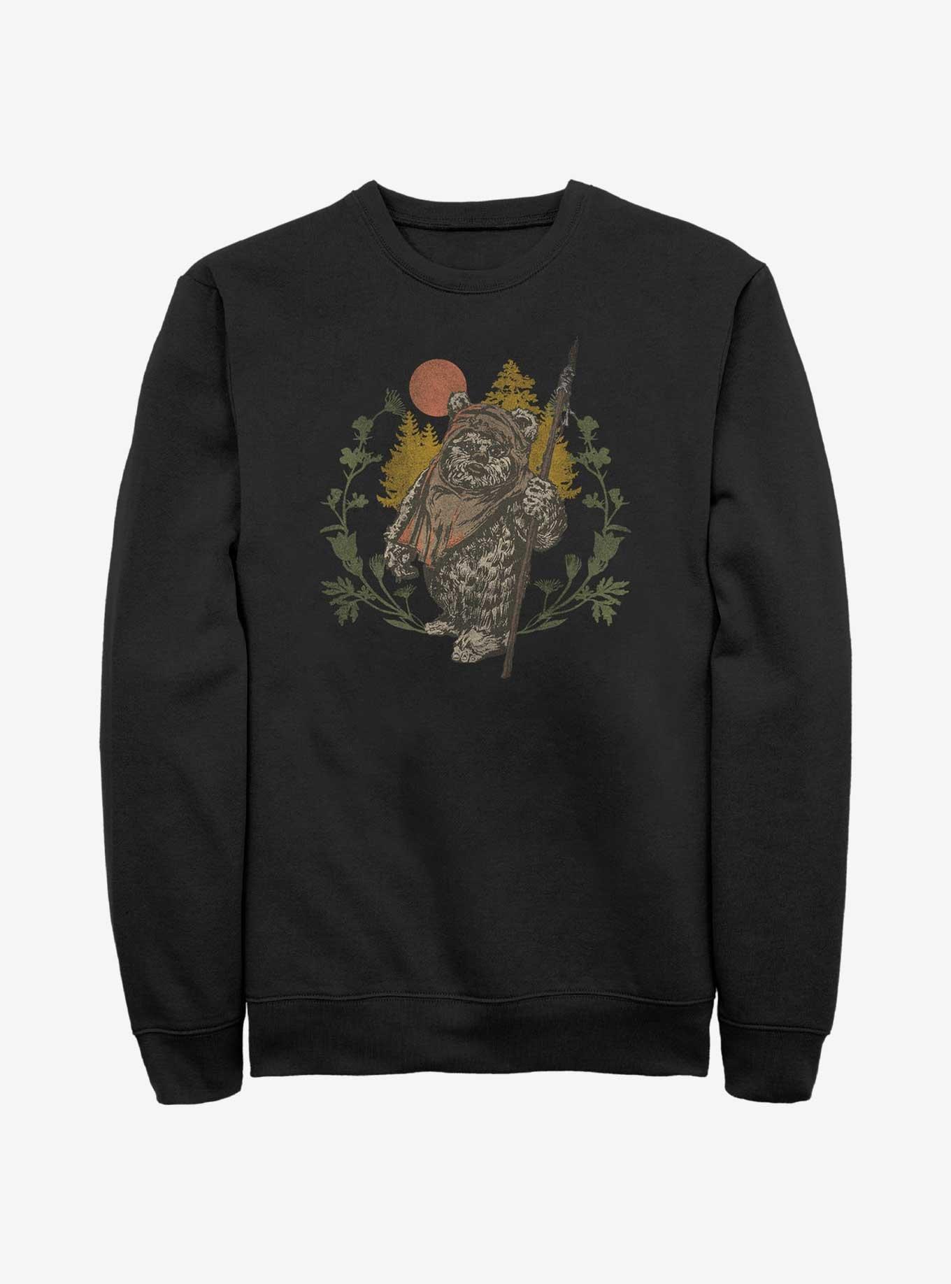 Star Wars Ewok Sunset Sweatshirt, BLACK, hi-res