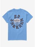 Ed Sheeran Flowers Boyfriend Fit Girls T-Shirt, BLUE, hi-res