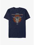 Yellowstone Skull Symbol T-Shirt, NAVY, hi-res