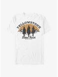 Yellowstone Sunset Ride T-Shirt, WHITE, hi-res