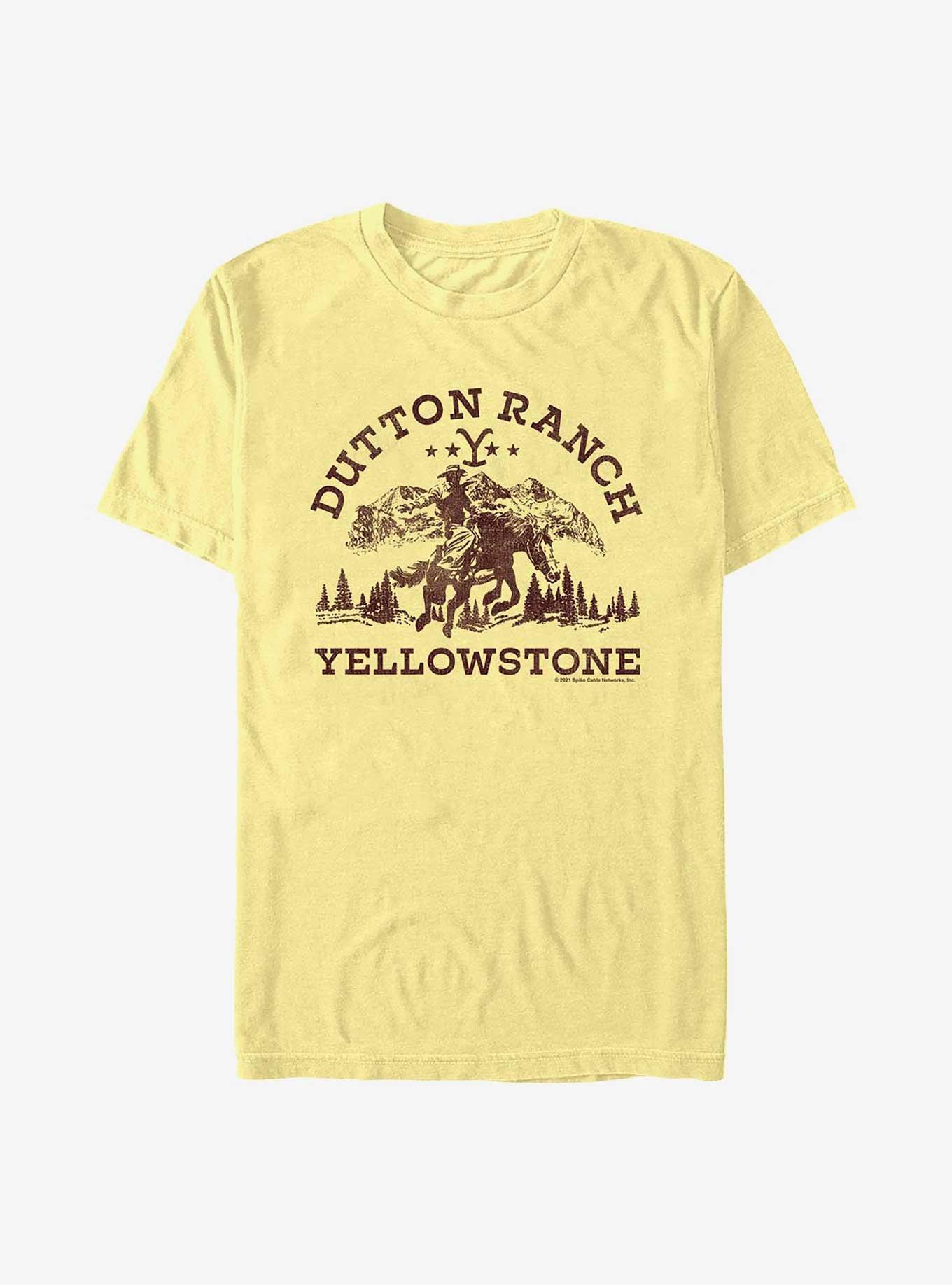 Yellowstone Vintage Rider T-Shirt, BANANA, hi-res