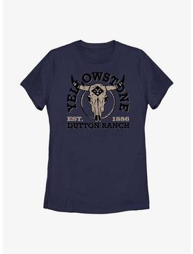 Yellowstone Skull Dutton Ranch Womens T-Shirt, , hi-res