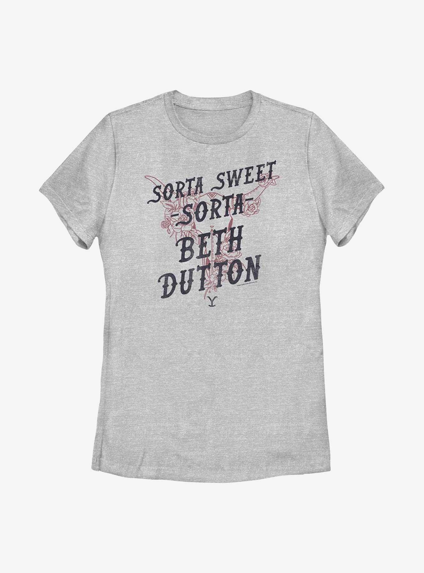Yellowstone Sorta Sweet, Sorta Beth Womens T-Shirt, ATH HTR, hi-res