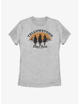 Yellowstone Sunset Ride Womens T-Shirt, , hi-res