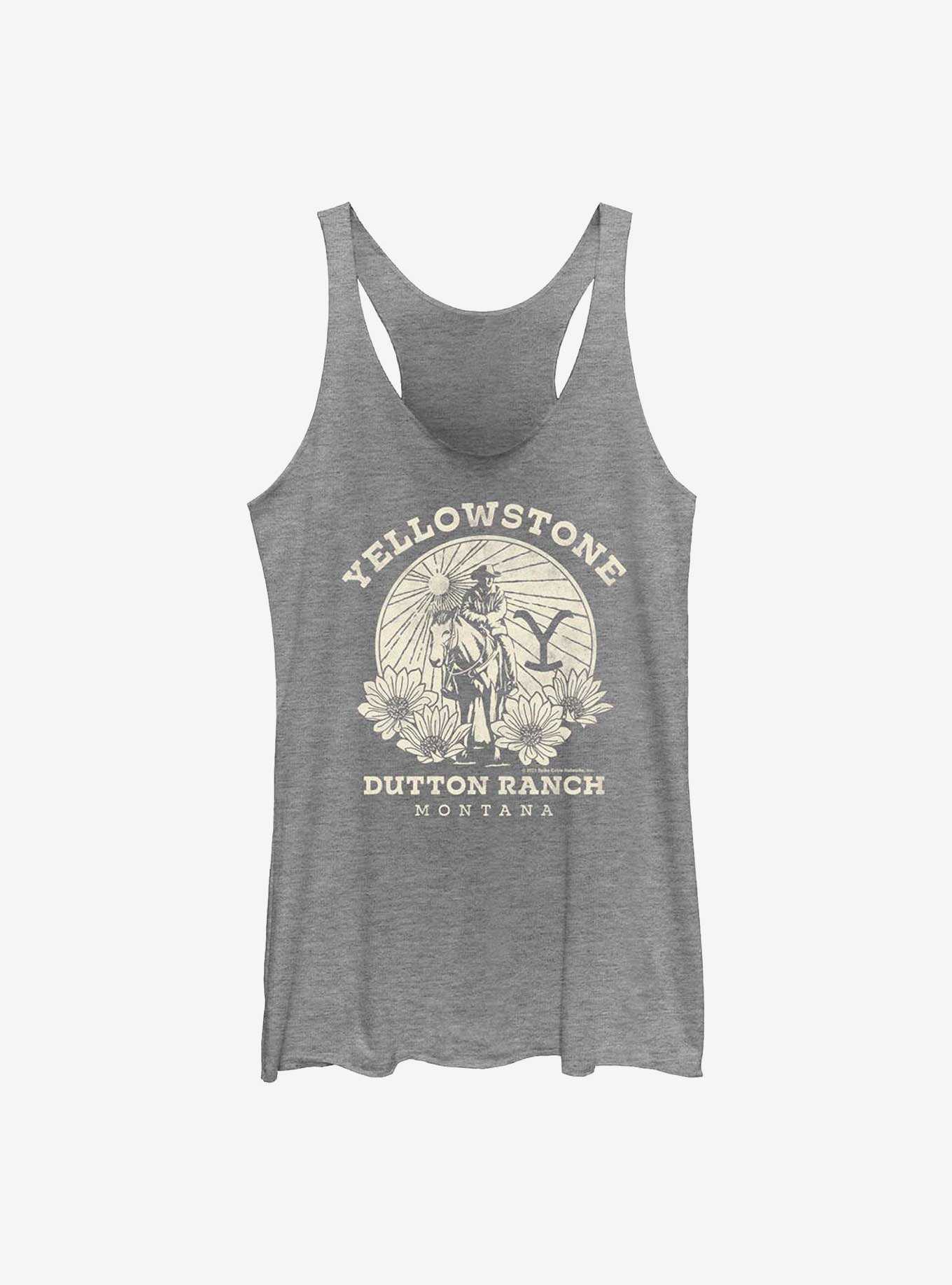 Yellowstone Dutton Ranch Floral Womens Tank Top, , hi-res