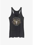 Yellowstone Floral Dutton Ranch Womens Tank Top, BLK HTR, hi-res