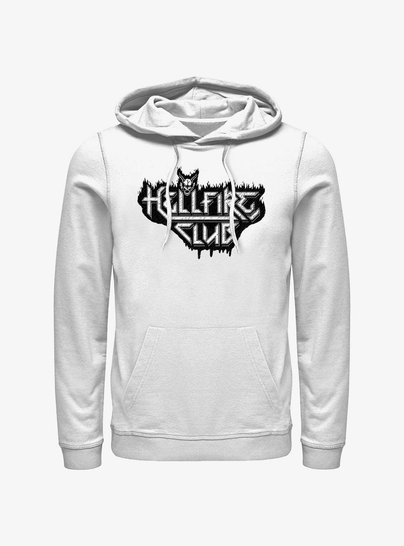 Stranger Things Hellfire Club Demon Logo Hoodie, , hi-res