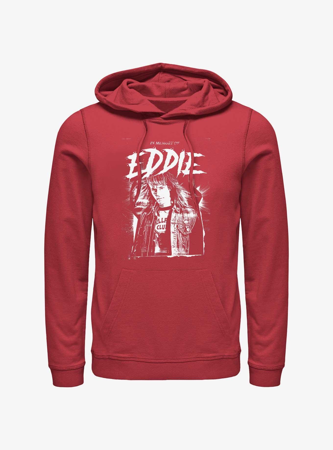 Stranger Things In Memory of Eddie Hoodie, , hi-res