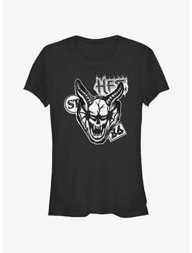 Stranger Things Cutout Hellfire Demon Girls T-Shirt, , hi-res