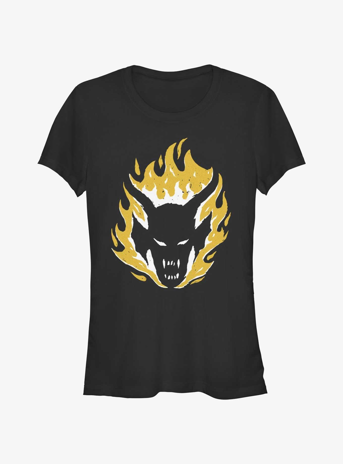 Stranger Things Demon Head Girls T-Shirt, , hi-res