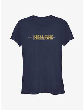 Stranger Things Hellfire Sword Logo Girls T-Shirt, , hi-res