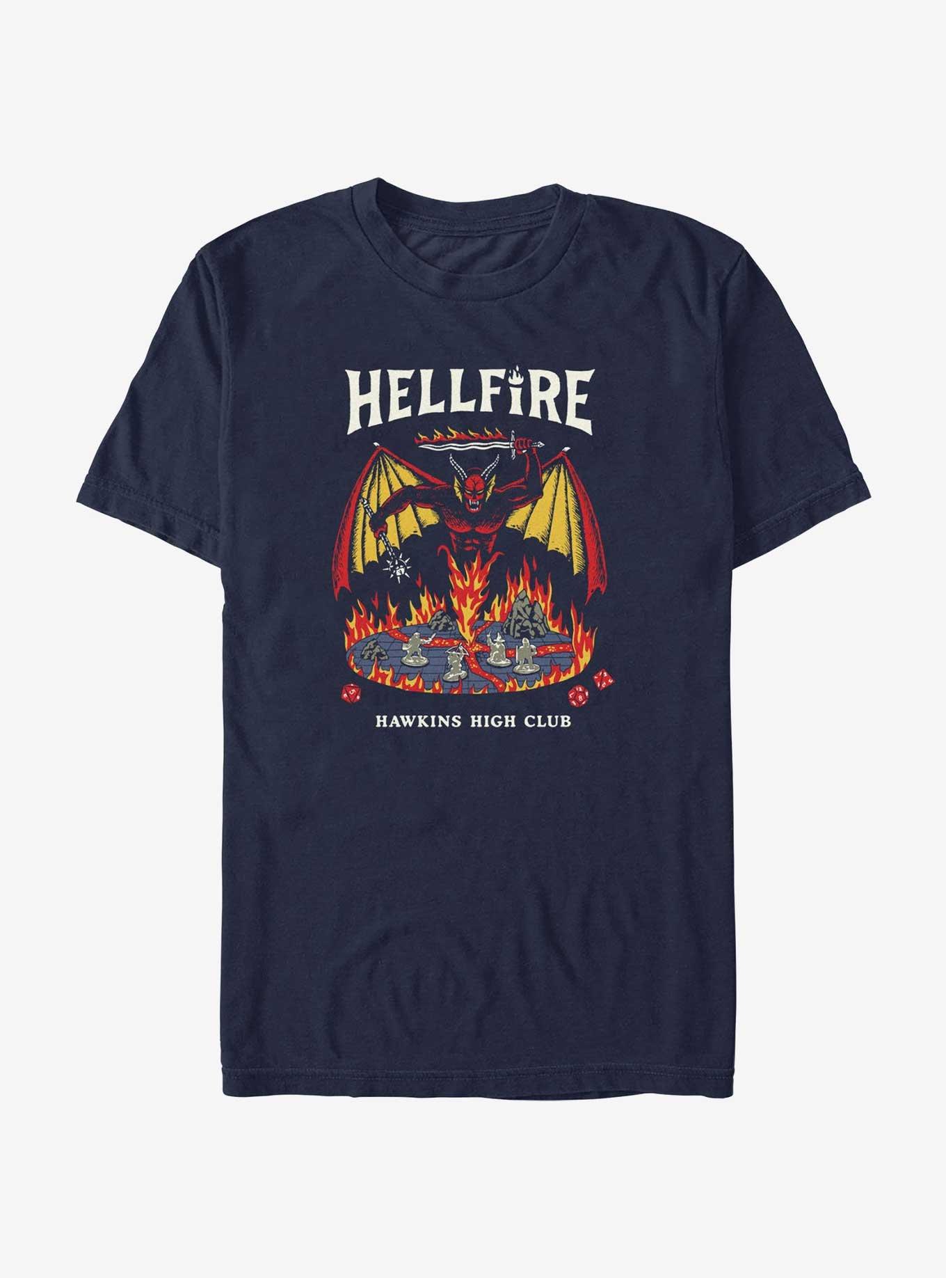 Stranger Things Hellfire Hawkins High Club T-Shirt, , hi-res