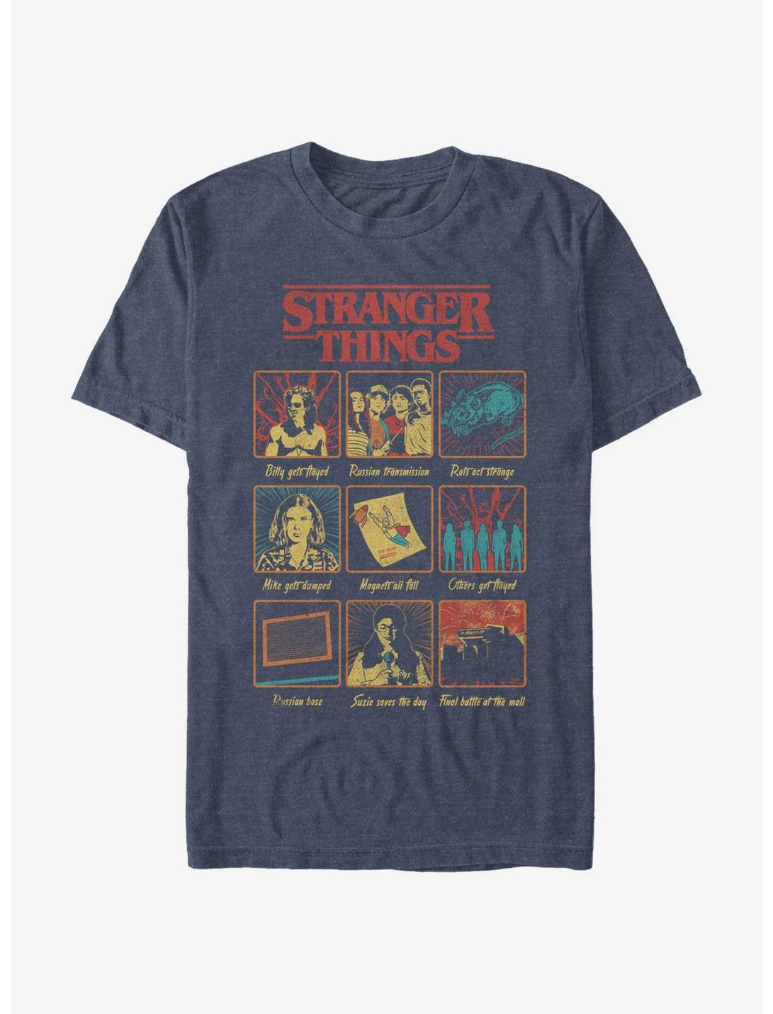 Stranger Things Iconic Moments T-Shirt, NAVY HTR, hi-res