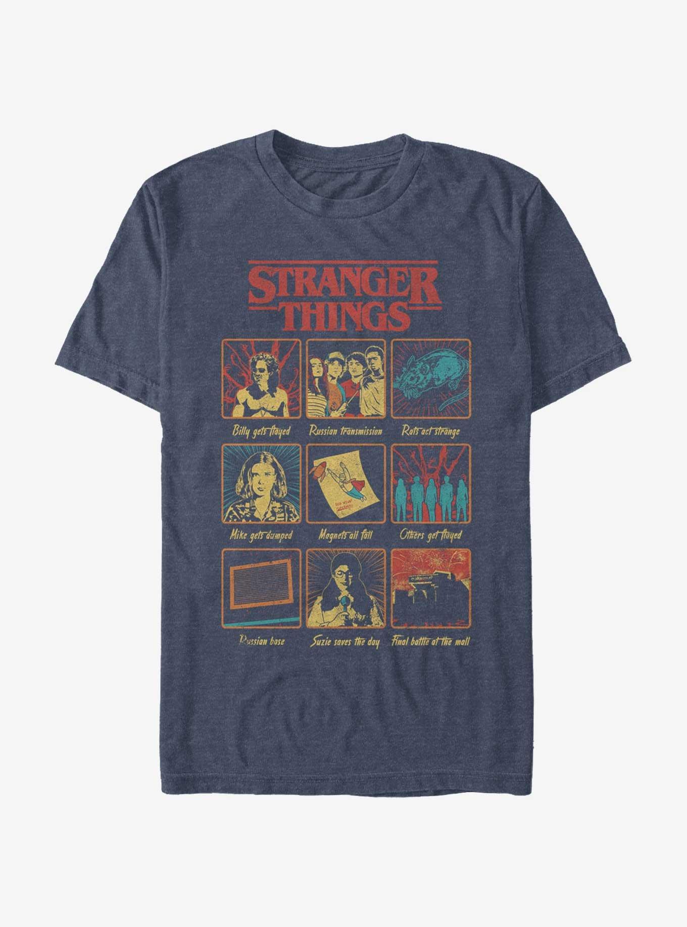 Stranger Things Iconic Moments T-Shirt, NAVY HTR, hi-res