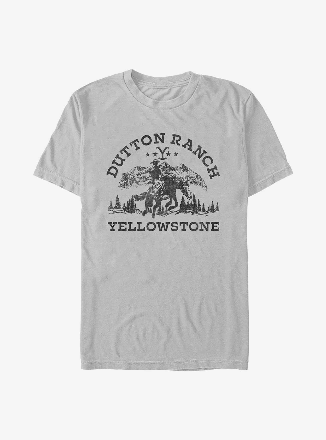 Yellowstone Vintage Rider T-Shirt, SILVER, hi-res