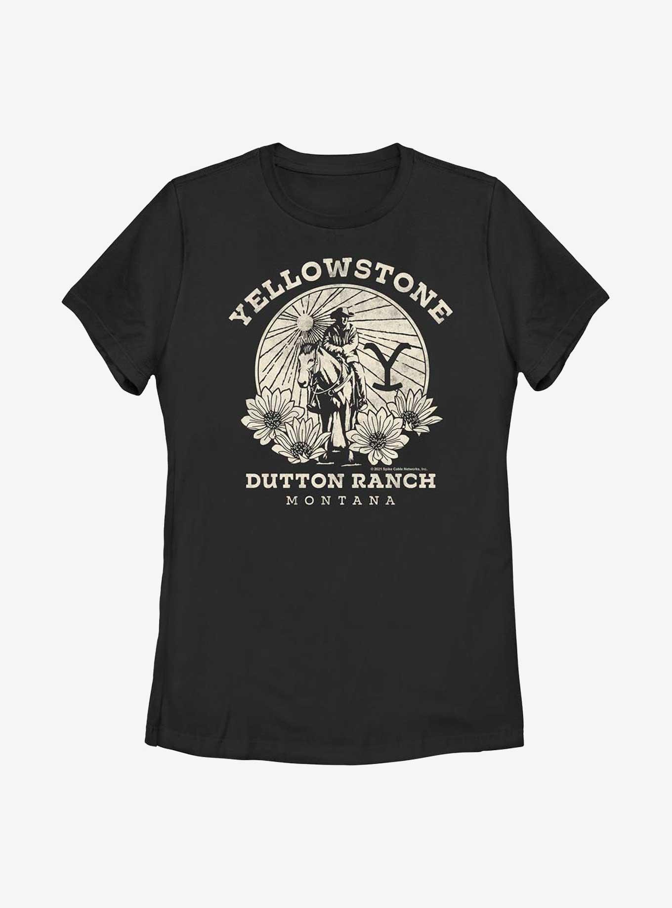 Yellowstone Dutton Ranch Floral Womens T-Shirt, , hi-res