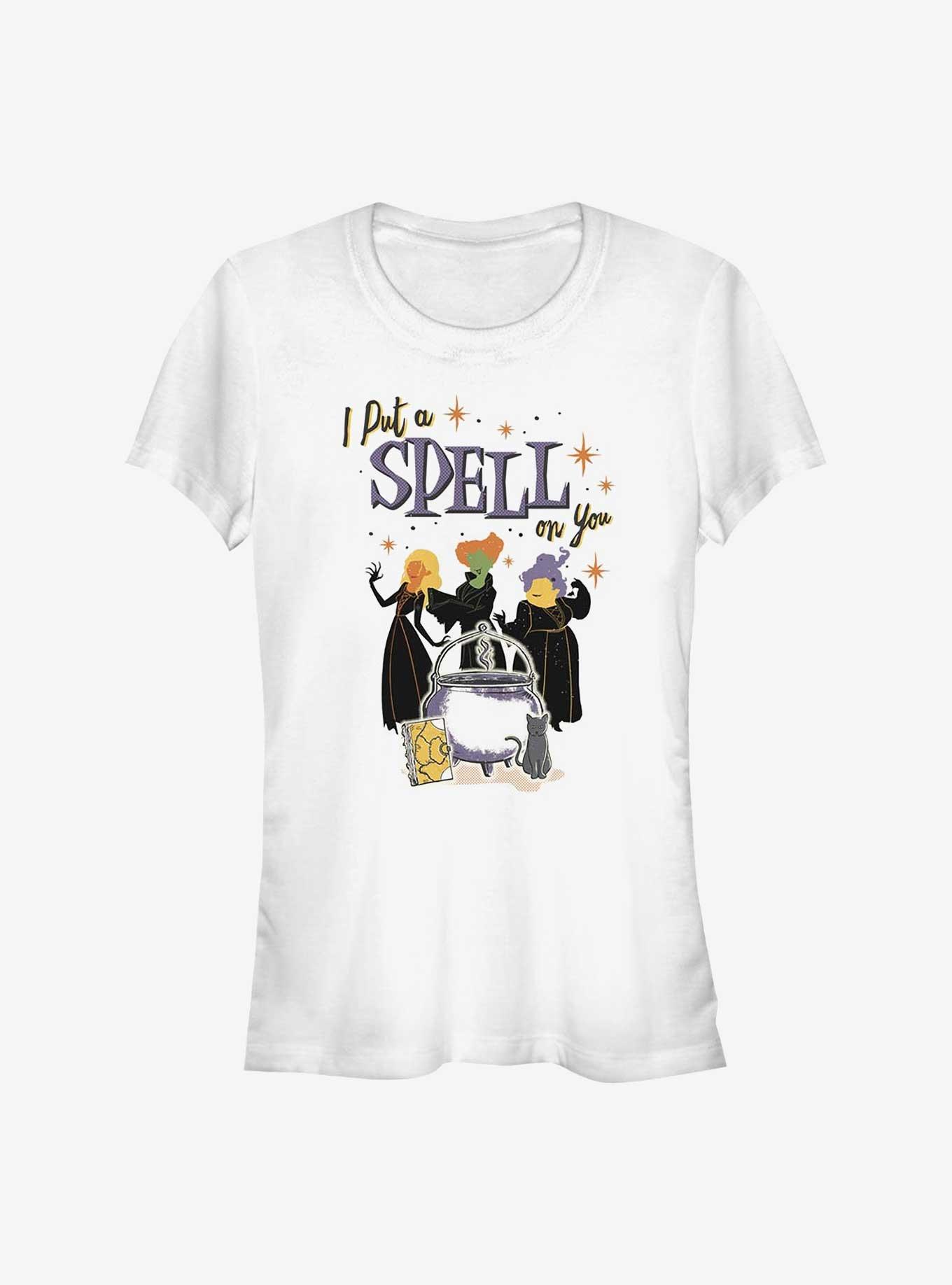 Disney Hocus Pocus A Spell On You Girls T-Shirt, WHITE, hi-res