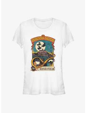 Disney Hocus Pocus Night Time Fly Poster Girls T-Shirt, , hi-res