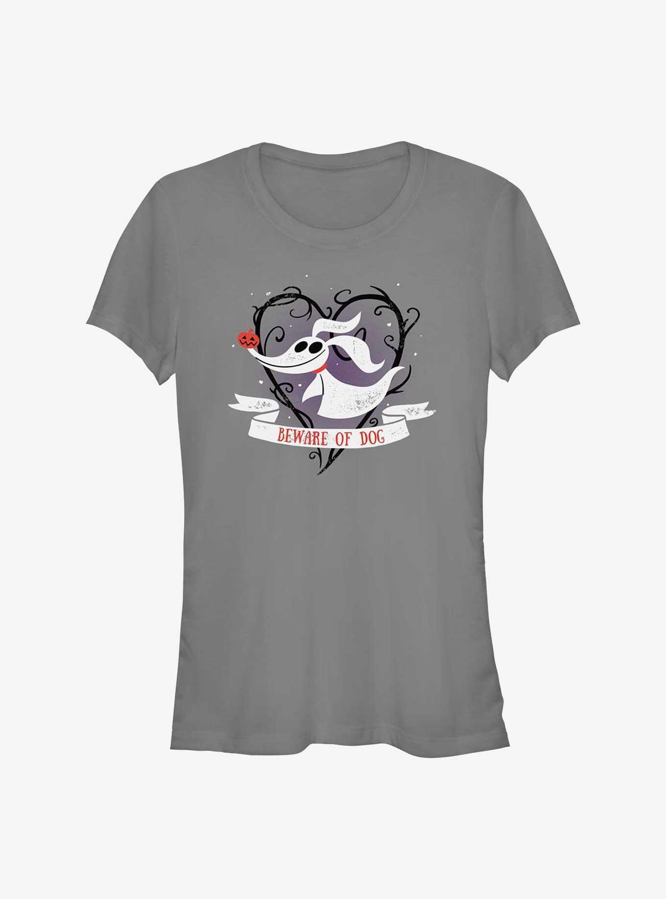 Disney The Nightmare Before Christmas Beware of Dog Zero Girls T-Shirt, , hi-res