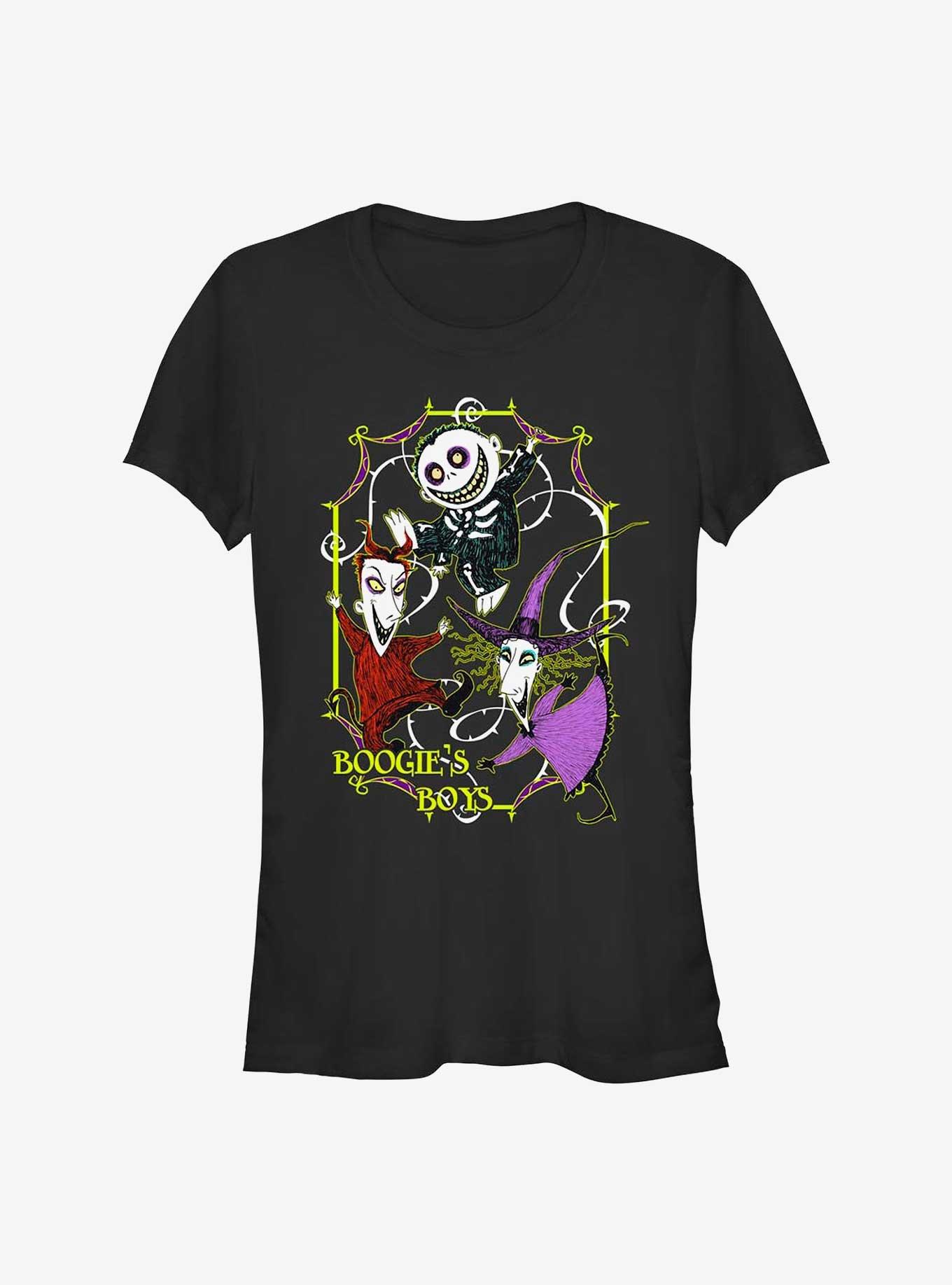 Disney The Nightmare Before Christmas Boogie's Boys Lock, Shock & Barrel Girls T-Shirt, BLACK, hi-res