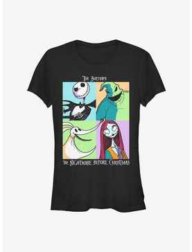 Disney The Nightmare Before Christmas Spooky Squares Girls T-Shirt, , hi-res