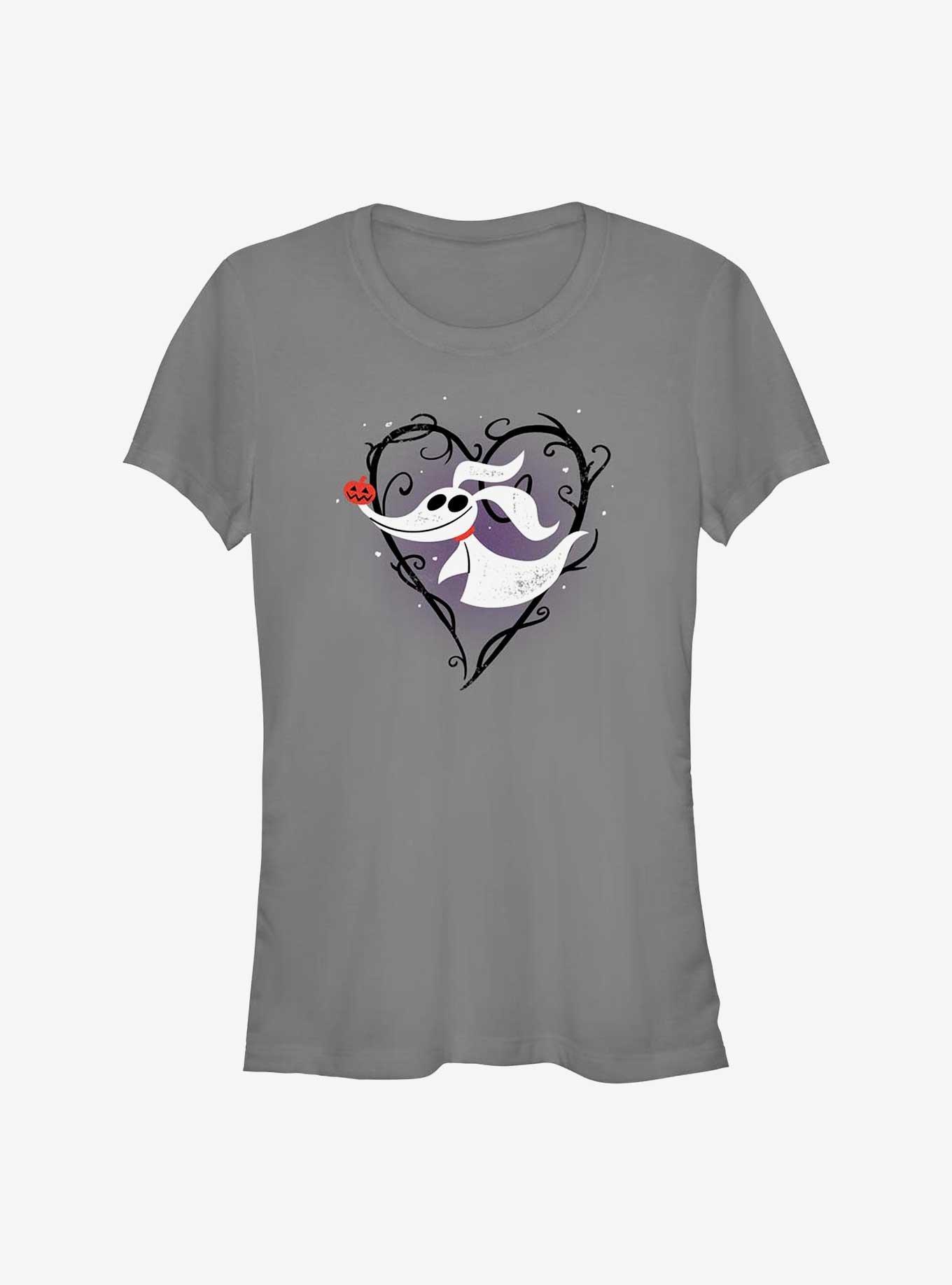 The Nightmare Before Christmas Zero Heart Girls T-Shirt, , hi-res