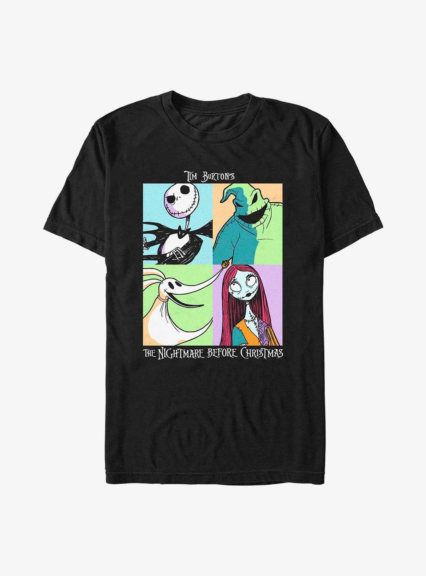 Disney The Nightmare Before Christmas Spooky Squares T-Shirt, , hi-res