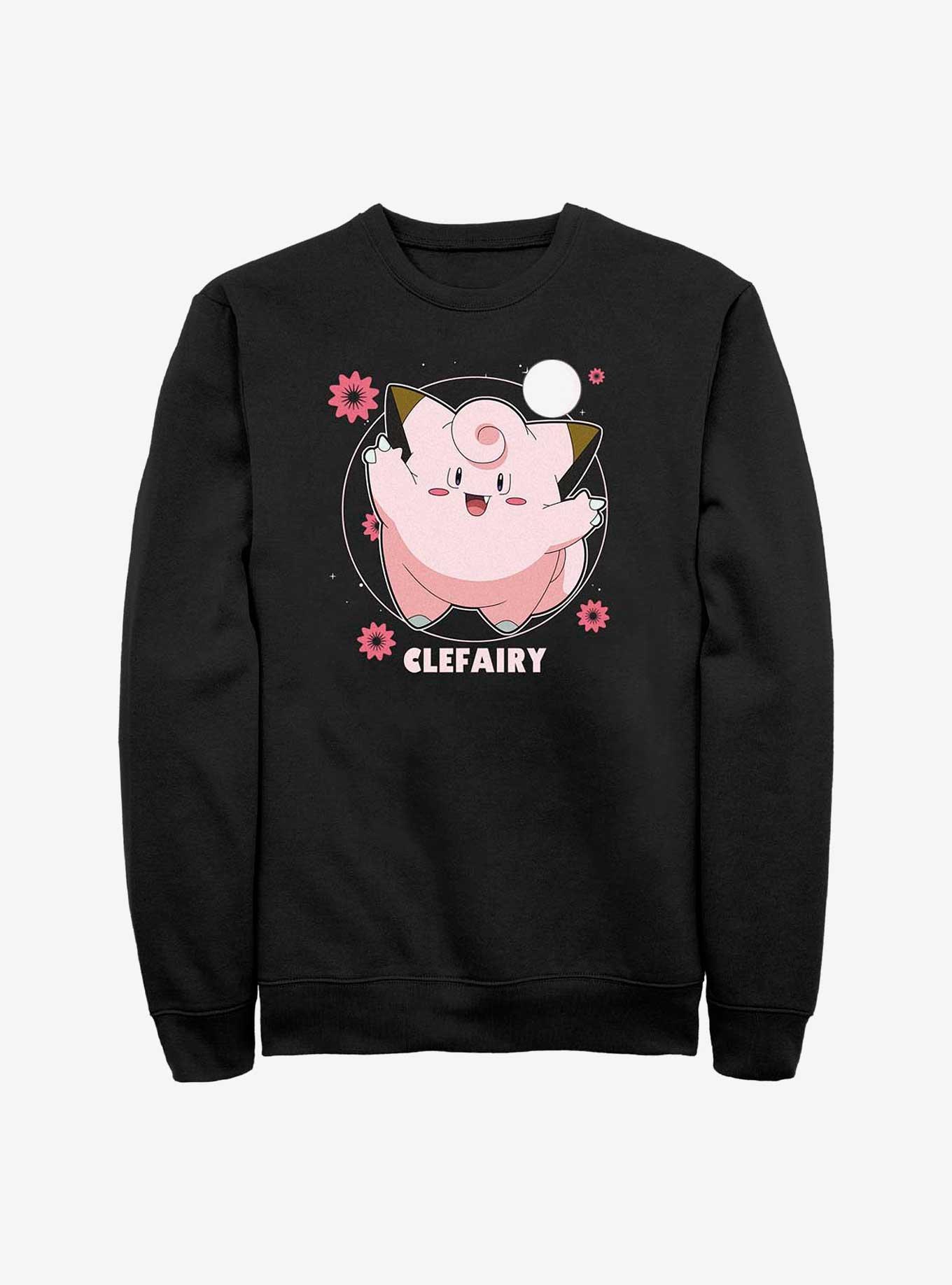 Pokemon Clefairy Fairy Dance Sweatshirt, BLACK, hi-res