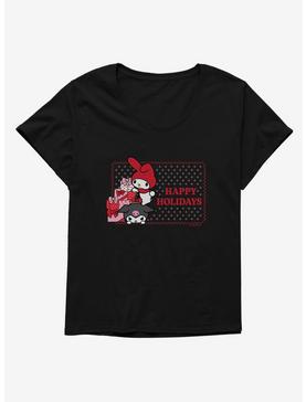 Plus Size My Melody & Kuromi Holiday Presents Womens T-Shirt Plus Size, , hi-res