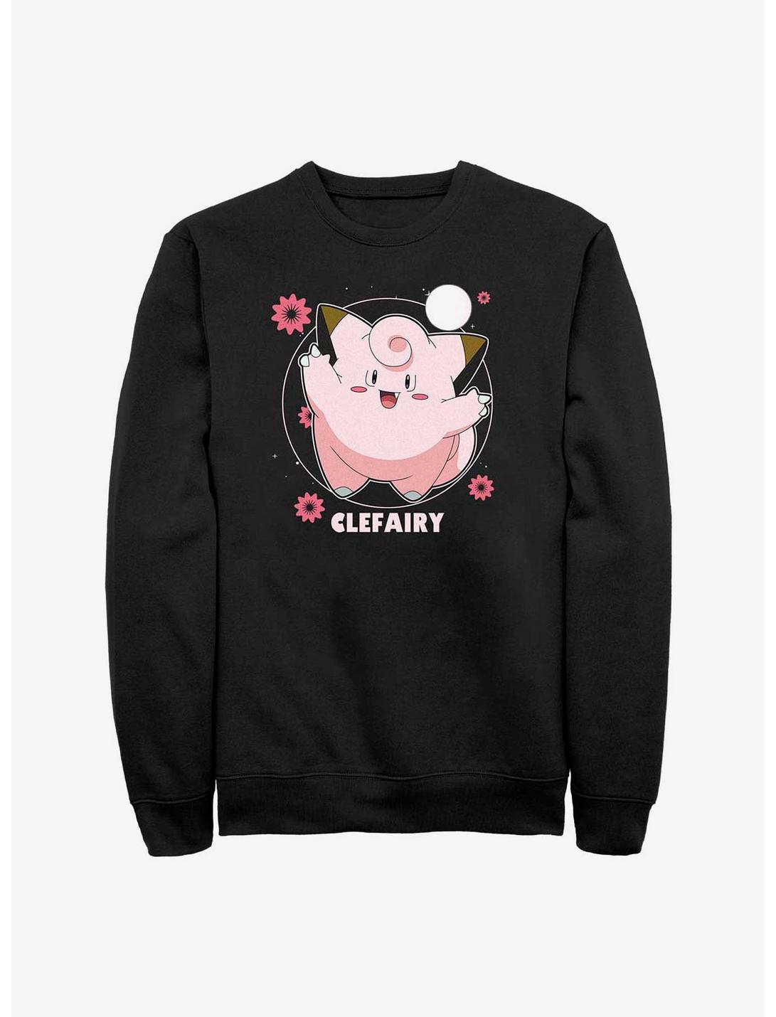 Pokemon Clefairy Fairy Dance Sweatshirt, BLACK, hi-res