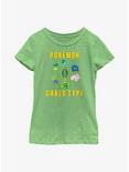 Pokemon Grass Type Youth Girls T-Shirt, GRN APPLE, hi-res
