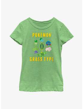 Pokemon Grass Type Youth Girls T-Shirt, , hi-res