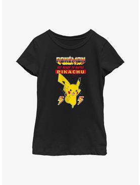 Pokemon Battle Ready Pikachu Youth Girls T-Shirt, , hi-res