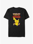 Pokemon Battle Ready Pikachu T-Shirt, BLACK, hi-res