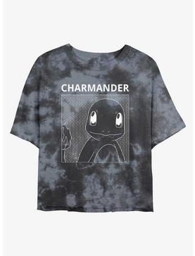 Plus Size Pokemon Charmander Tie-Dye Womens Crop T-Shirt, , hi-res