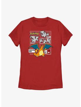 Pokemon Charizard Infographic Womens T-Shirt, , hi-res